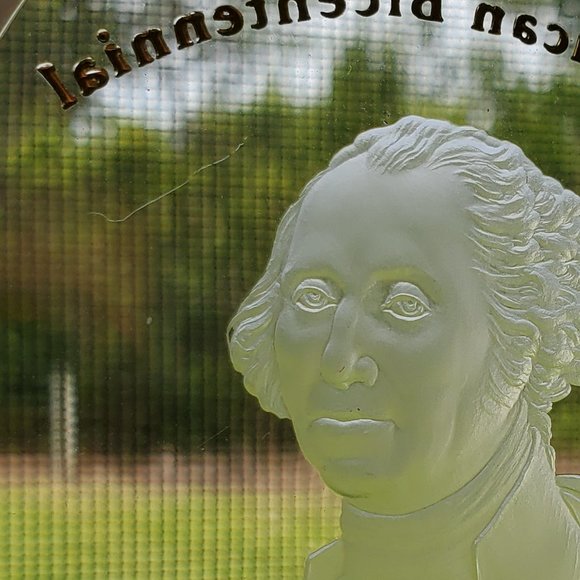 Hallmark George Washington bicentennial Acrylic Ornament Dated 1989 - Picture 14 of 15